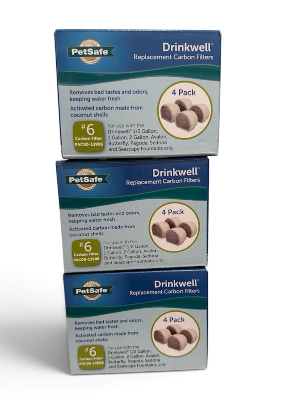 Drinkwell Replacement Carbon Filters 2 full boxes, one half box